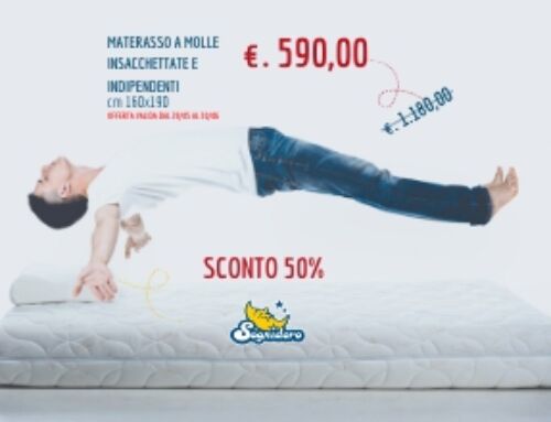Offerta Estate: Materassi a Molle Insacchettate al 50%